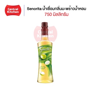 ซินญอริต้า พรีเมี่ยม ไซรัป Senorita Flavoured Syrup น้ำเชื่อมกลิ่นมะพร้าวน้ำหอม ขนาด 750 มล.