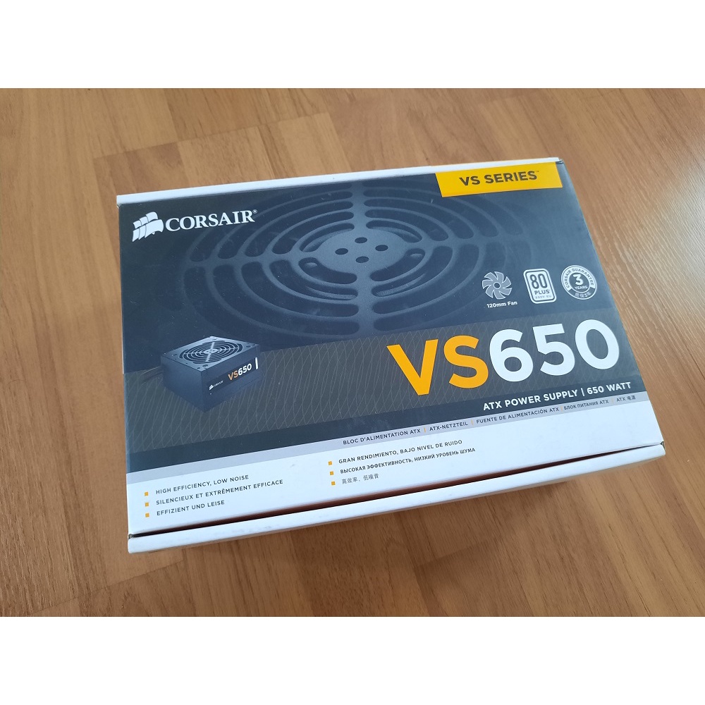 CORSAIR 650W VS650 (80+ WHITE) POWER SUPPLY