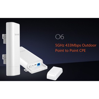 tenda o6 ตัวยิง wifi ระยะไกล 5ghz ac433 p2p ได้สูงสุด 10