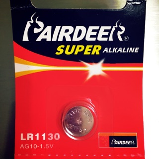 ถ่าน pairdeer super alkaline LR 1130