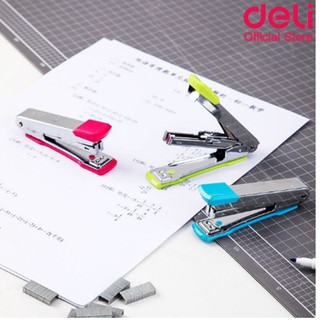 เครื่องเย็บกระดาษ Deli 0224F Stapler #10 คละสี