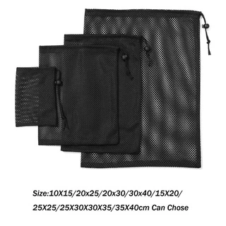 BROA ตาข่าย Drawstring Bag ไนลอนทนทานอเนกประสงค์ Stuff Sack