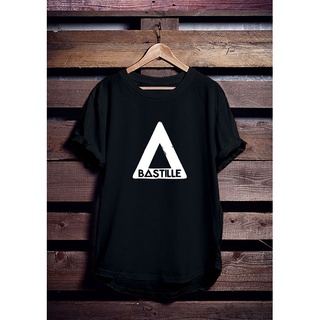 เสื้อยืดผ้าฝ้าย เสื้อยืด พิมพ์ลาย Bastille TRIANGLE BAD BLOOD TOUR Distro สําหรับผู้ชาย และผู้หญิง