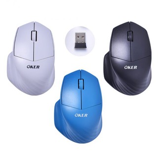 Oker usb wireless และ Bluetooth เมาส์ไร้สาย 2.4G แบบเสียงเงียบ รุ่นg920