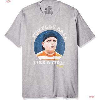 New The Sandlot Mens Play Ball Like A Girl Graphic T-Shirt เสื้อยืดผู้ชาย ดพิมพ์ลาย ดผ้าเด้ง คอกลม cotton แฟชั่น sale