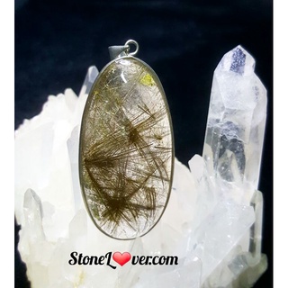 #Rutile Quartz #จี้ไหมทอง#หินไหมทอง