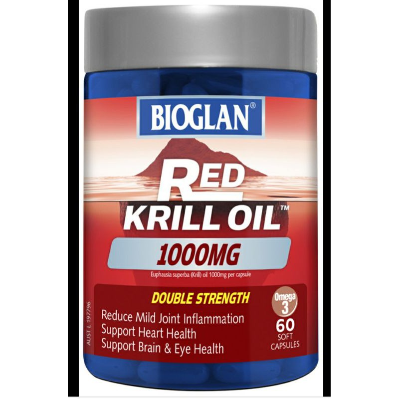 Bioglan red krill oil 1000mg 60 soft gel exp52025 rfnarttiwa ThaiPick