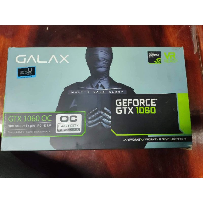 การ์ดจอ GALAX GTX1060 3GB OC