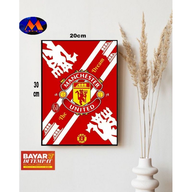 MANCHESTER UNITED WALL DECORTATION / โปสเตอร์ไม้ UNITED / โปสเตอร์ MANCHESTER UNITED