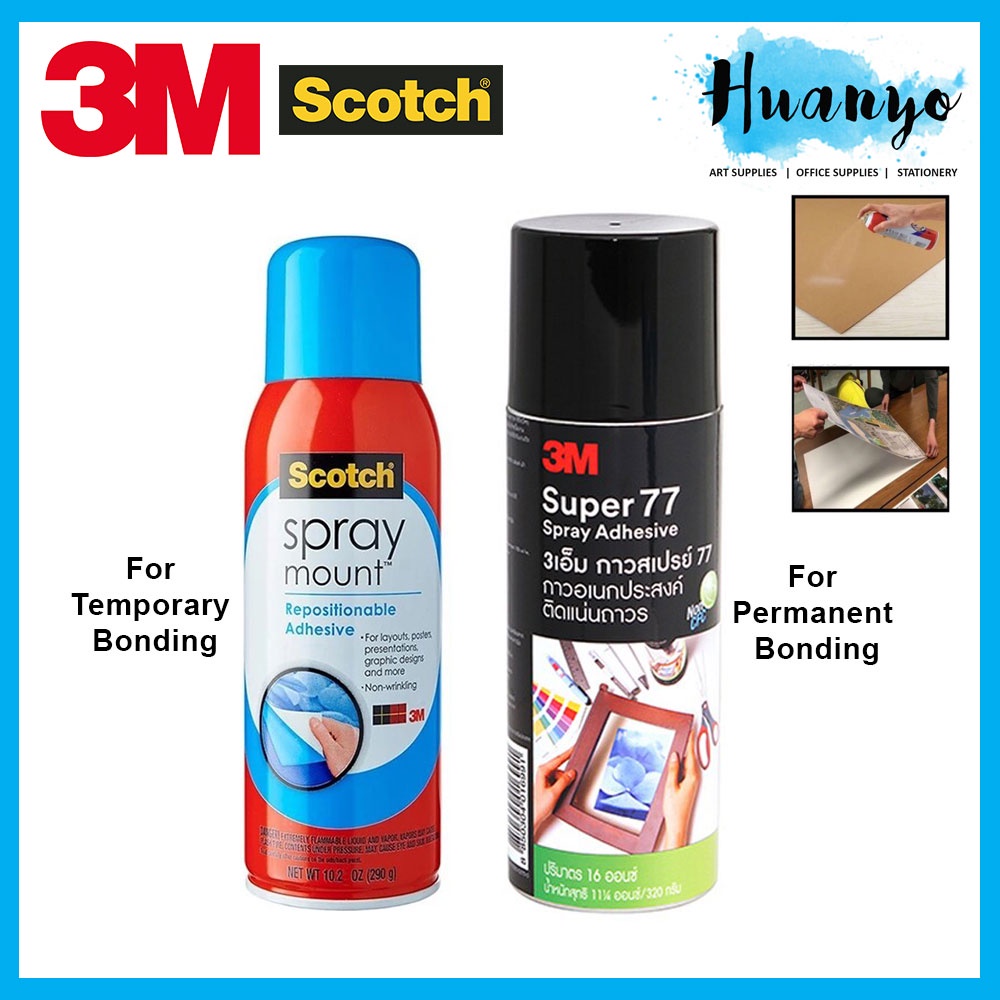 3M Scotch Spray Mount Glue 6065 (290G) / Super 77 (473G)