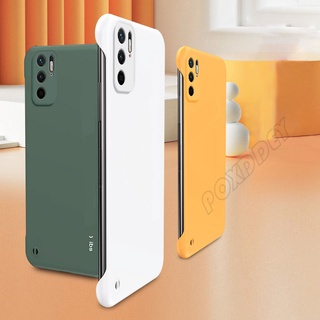 เคสโทรศัพท์มือถือ PC แบบแข็ง ไร้กรอบ บางพิเศษ หรูหรา สําหรับ Xiaomi Redmi 9T Note 9S 10S 8 Pro