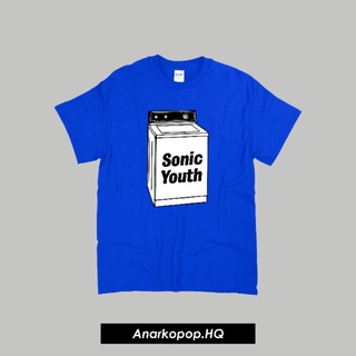 เสื้อยืดผู้ชาย เสื้อยืด พิมพ์ลาย Sonic YOUTH BAND TSHIRTS MUSIC POST PUNK S-5XL