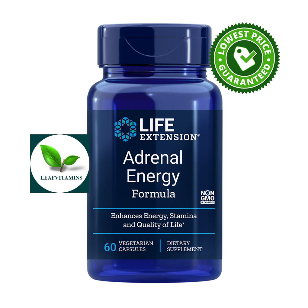 Life Extension Adrenal Energy Formula / 60 Veg Capsules Shopee Thailand