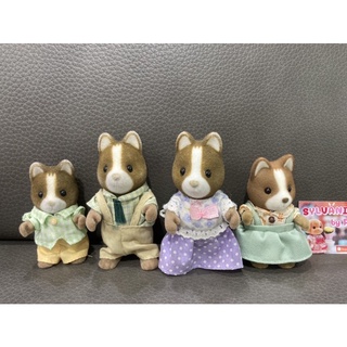 Sylvanian Huckleberry Hound Dog มือ 2 ตุ๊กตา รุ่นเก่า หายากมาก มากกกกก สุนัข หมา ซิลวาเนียน หมาน้ำตาล