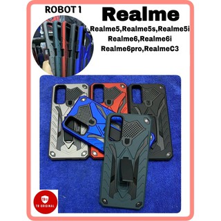 เคสหุ่นยนต์ กันกระแทก รุ่น Realme5,Realme5s,Realme5i Realme6,Realme6i Realme6pro,RealmeC3