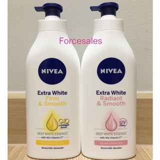 NIVEA นีเวีย เอ็กตร้า ไวท์ เฟิร์ม / เรเดียนท์ แอนด์ สมูท โลชั่น 200/600 มล