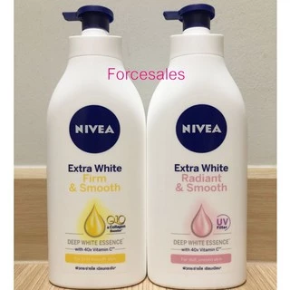 NIVEA นีเวีย เอ็กตร้า ไวท์ เฟิร์ม / เรเดียนท์ แอนด์ สมูท โลชั่น 550 มล/รีแพร์ แอนด์ โพรเทค บอดี้ โลชั่น เอสพีเอฟ30พีเอ++