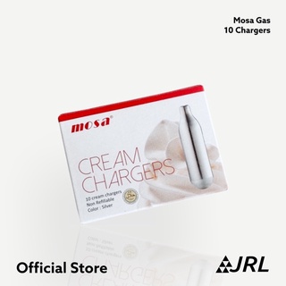 Mosa Cream Chargers (10 chargers) โมซ่า ไนตรัสออกไซด์ แก๊สวิปครีม