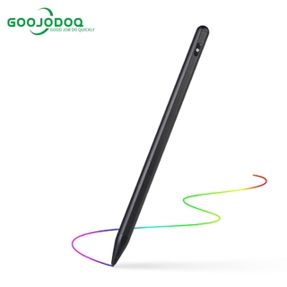 GOOJODOQ ปากกาสไตลัส สัมผัสหน้าจอ สีดำ สีขาว สำหรับ iPhone Ipad Android IOS