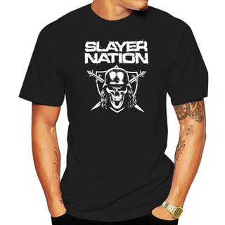 เสื้ เสื้อยืด พิมพ์ลาย Slayer Nation 2014 Dates Ex Tour สไตล์เรโทรS-5XL