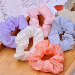 ยางมัดผมสีสันสดใส scrunchies