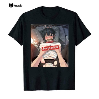 [S-5XL] เสื้อยืด ผ้าฝ้าย พิมพ์ลายอนิเมะ Hentai Senpai มังงะ US 100 สําหรับผู้ชาย เสื้อยืด สไตล์คลาสสิก สําหรับผู้ชาย