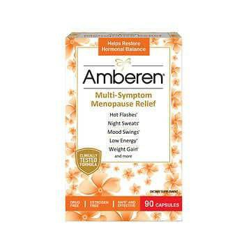 พร้อมส่งที่ไทย! Amberen Multi-Symptom Menopause Relief 90Capsules ของแท้ นำเข้า