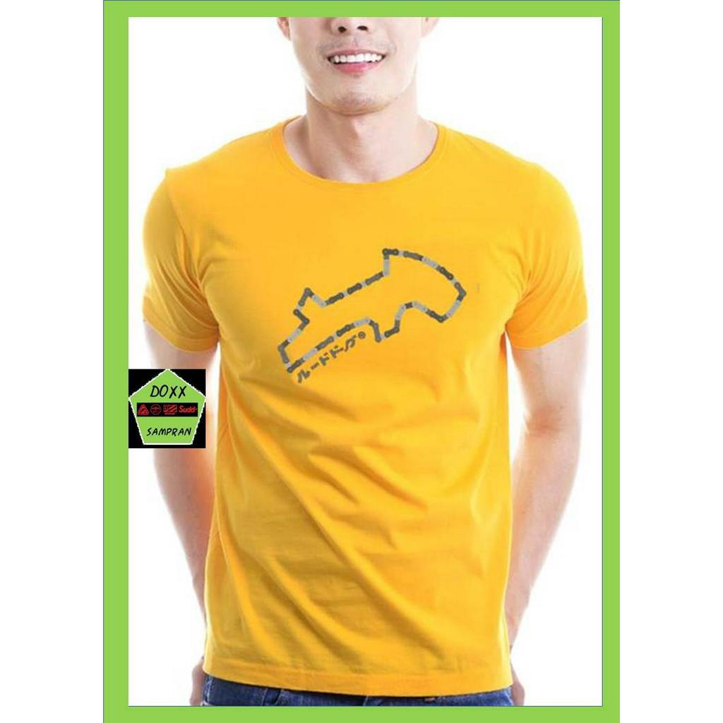 Rudedog เสื้อคอกลม ชาย หญิง สีเหลือง รุ่น Bike