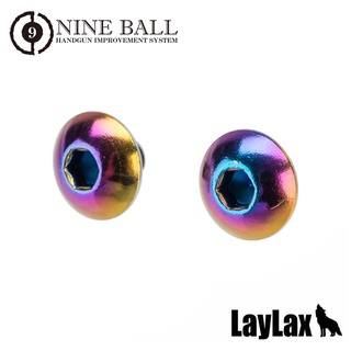 LAYLAX Nine Ball Grip Screw Set for TM Hi-CAPA Series (Rainbow)