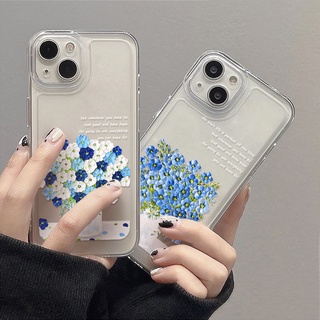 เคสโทรศัพท์มือถือแบบนิ่ม TPU ใส ลายดอกไม้ อวกาศ สําหรับ Samsung S22 Ultra Case A31 A12 A13 A22 A23 A32 A33 A50 A51 A52 A52S 5G A53 A71 A72 A73 S10 Plus S20 FE S21