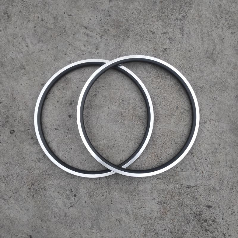 2 ชิ้นสีดําจักรยานพับโลหะผสม RIMS 16 PLUS 349 ขนาด 16 X 1 3 ต่อ 8 หรือ 16X1 3.8 HOLES 28