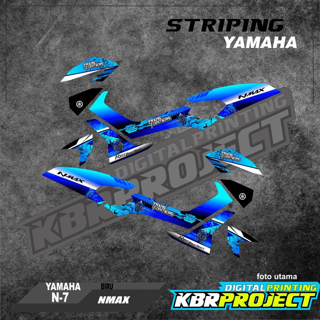 N MAX แถบรถจักรยานยนต์ YAMAHA สติ๊กเกอร์มอเตอร์ไซค์ variation Racing N-7 สติ๊กเกอร์