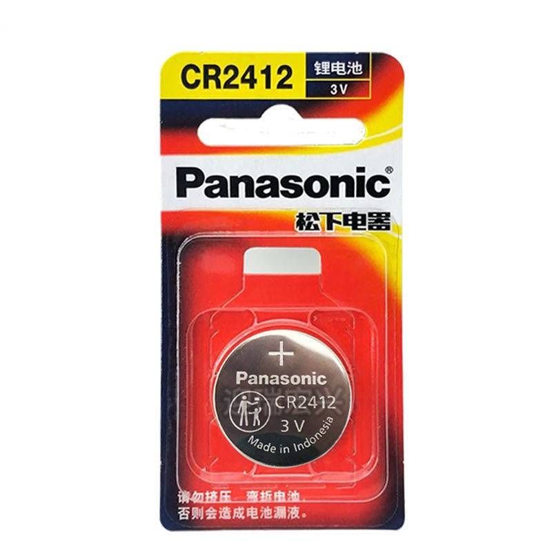 (แพคเกจสีแดง) ถ่าน Panasonic CR2412 Lithium 3V แพคเดี่ยว จำนวน 1ก้อน ของแท้ แพคนำเข้าจากฮ่องกง