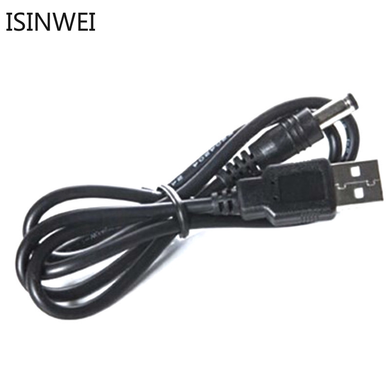 สายเคเบิ้ลขั้วต่อ USB เข้ากับ DC 5.5 x 2.1 มม. ช่องเสียบช่องต่อ USB DC 5 โวลต์