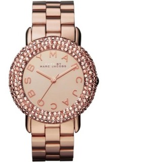 NEW MARC JACOBS MBM3192 LADIES ROSE GOLD SWAROVSKI MARCI WATCH