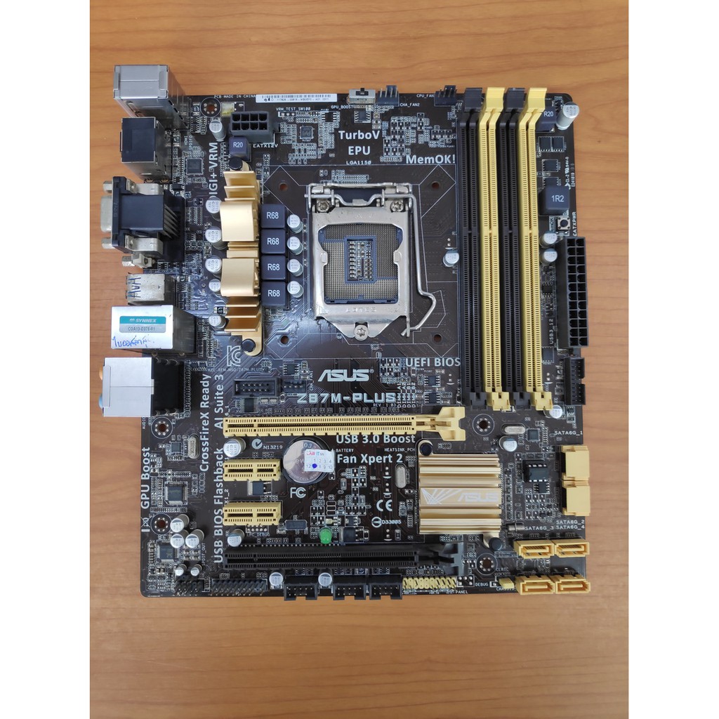 MAINBOARD (เมนบอร์ด) 1150 ASUS Z87M-PLUS มือสอง