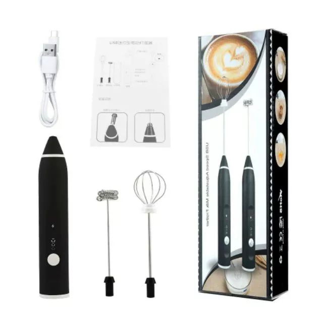 เครื่องตีฟองนม แบบชาร์จ usb มีให้เลือก3สี ที่ตีฟองนม