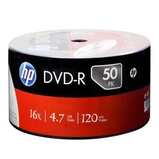 แผ่น CD-R /DVD-R ยี่ห้อ HPความจุ 700MB/4.7GB Pack 50 แผ่น.