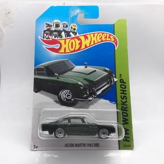 รถเหล็ก Hotwheels ASTON MATIN 1963 DB5 สีเขียว (ib23)