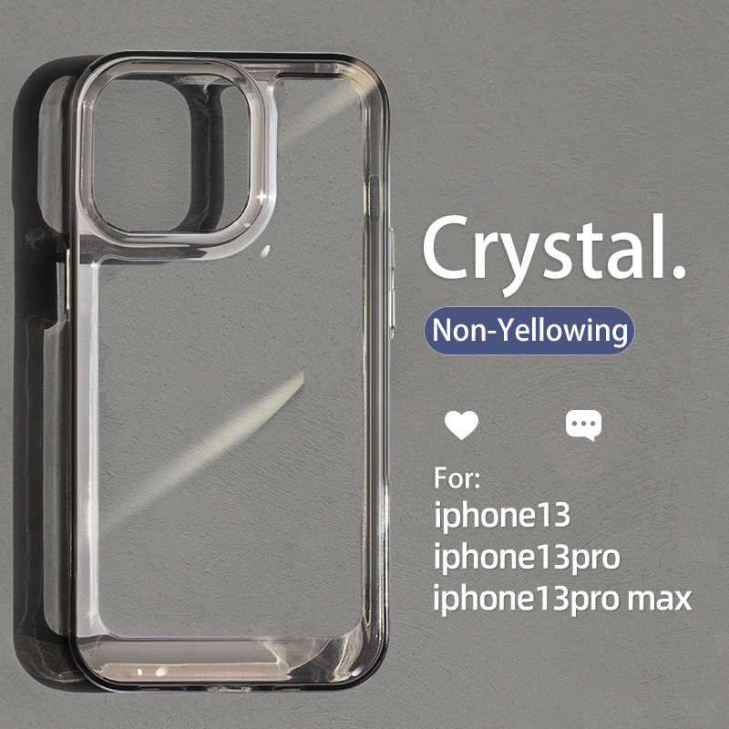 หรูหราใสกันกระแทกสําหรับiPhone 17 Pro Max 17air 16 14 13 12 11 15 Pro Max XR X XS Max 7 8 6 6s Plus Mini SE Clear Hardกันชนกรณีอะคริลิค – โปรปัง