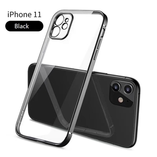 Transparent Electroplate เคส Vivo Y72 5G Soft Case Lens Protect เคส Vivo Y31 TPU Case Vivo Y12S Y20S Phone Case Vivo X50 Pro เคสกันกระแทก