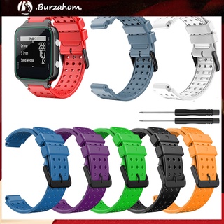 Bsb_ สายนาฬิกาข้อมือซิลิโคน 20 มม. สําหรับ Garmin Approach S20 / Forerunner 220 230 235 630 620 735