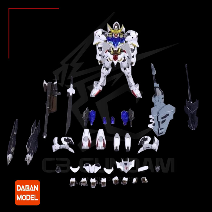 GUNDAM MG 1/100 ASSEMBLY รุ่น DABAN 8818 GUNDAM BARBATOS 4TH & 6TH FORM VER HIRM GUNPLA