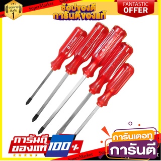 ไขควงชุด SOLO NO.005 G 5 ชิ้น/ชุด ไขควง SCREWDRIVER SET SOLO NO.005 G 5EA/SET