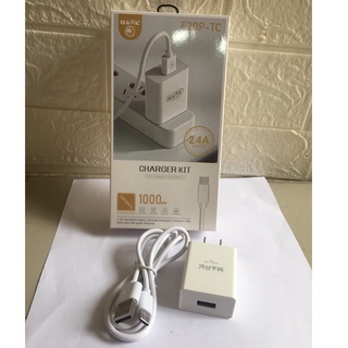 ชุดชาร์จ Mark F20P ของแท้ Charger Kit สายชาร์จพร้อมปลั๊ก 2.4A MAX สำหรับมือถือ