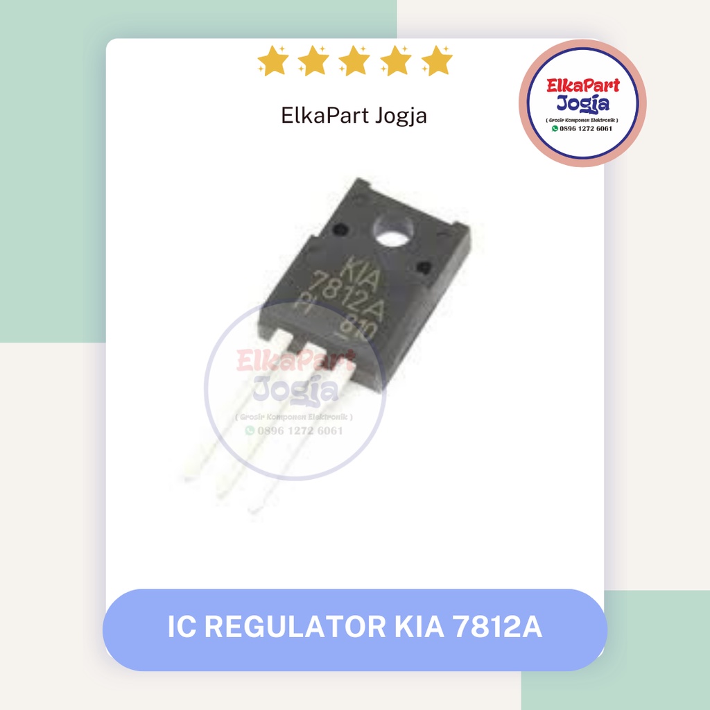 IC REGULATOR KIA7812A KIA 7812A LM7812 ทรานซิสเตอร์ L7812