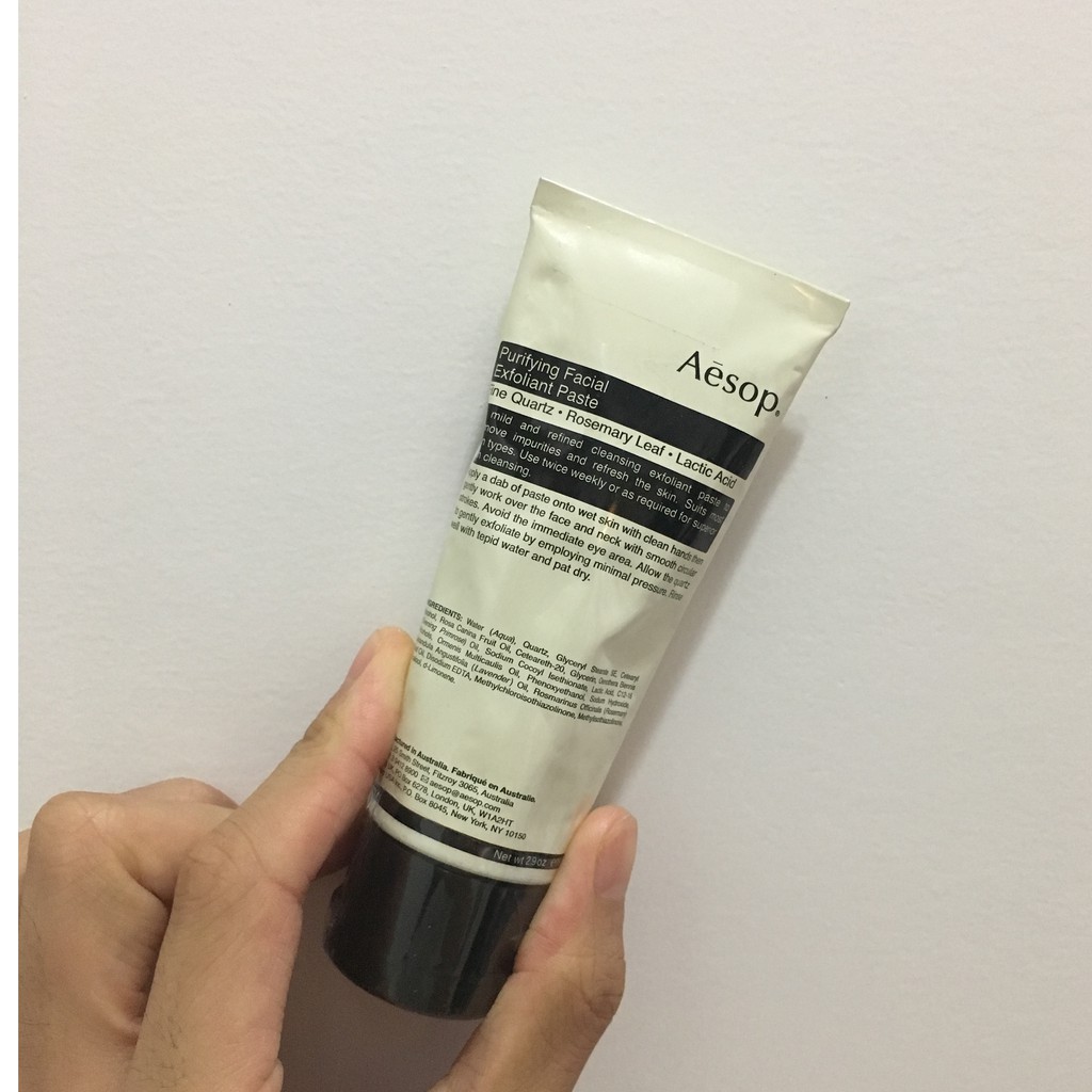 aesop exfoliant paste