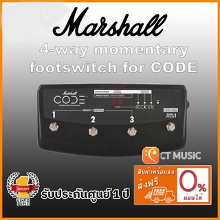 Marshall PEDL-91009 4-way Footswitch for Code Amplifiers