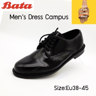 Bata รองเท้าคัทชูผู้ชาย หนังเทียม แบบผูกเชือก MENS DRESS CAMPUS สีดำ รหัส 821-6782 Menformal size:38-45(UK5-12)