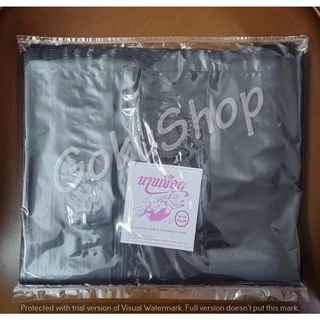 ถูกสุด 📌 ถุงหูหิ้วดำ แบบหนา ตรานางเงือก แพคครึ่งกิโล (พร้อมส่ง)